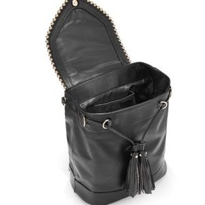 ball stud flap backpack